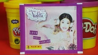 VIOLETTA Surprise Bag Love Music Passion Unboxing DISNEY Huevos sorpresa NEW 2015 [upl. by Erehs]