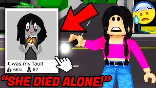 The CREEPIEST ROBLOX GAMES with the WORST SECRETS on BROOKHAVEN [upl. by Clover]