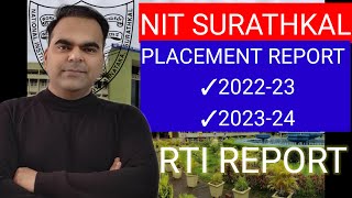 quotAnalyzing NIT Surathkals Placement Reports 202223 amp 202324  RTI Reply Revealedquot [upl. by Assilrac]