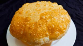 Halwa Poori Recipe  Maida Poori Recipe [upl. by Trubow380]