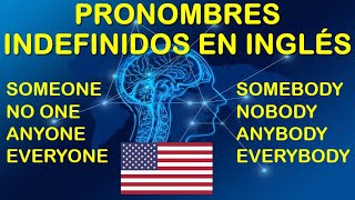 PRONOMBRES INDEFINIDOS para PERSONAS en INGLÉS [upl. by Immak850]