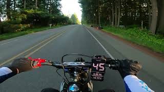 Top Speed Test  RFZ 125 Pit Bike Apollo X15 and Wheelie Practice [upl. by Nediarb]