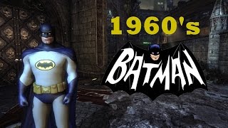 Batman Arkham City 1960s Batman Mod [upl. by Nobie213]