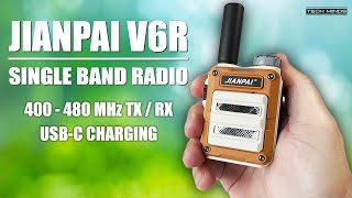 JIANPAI V6R  16 Channel USB Charging Mini Portable Twoway Radio [upl. by Anilorak]