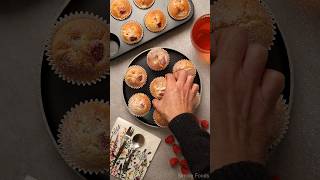 Easy Raspberry Muffins  Simple Delicious and Ready in 20 Minutes cooking muffins recipe [upl. by Sillyrama]