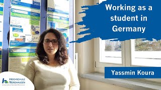 Student Job life in Germany  Yassmin Koura  Hochschule Nordhausen [upl. by Ennazus]