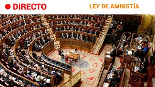 AMNISTÍA El CONGRESO APRUEBA tramitar la LEY de AMNISTÍA con la MAYORÍA de SÁNCHEZ  RTVE [upl. by Llertnov102]