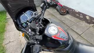 Aprilia Pegaso Cube 650 cold start and sound  No BMW F650 [upl. by Gnoht]