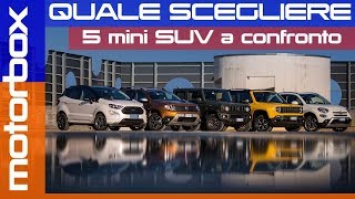 Duster Ecosport Renegade Jimny 500X guida allacquisto dei mini SUV [upl. by Nirek595]