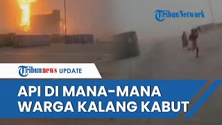 Israel Terancam Binasa usai Serang Hodeida Warga Yaman Kalang Kabut saat Kilang Minyak Terbakar [upl. by Schaumberger]