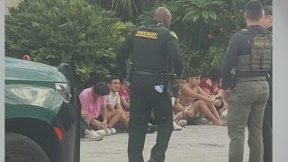 18 migrants taken into custody after arriving in Pompano Beach [upl. by Kirtap5]