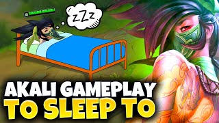 3 Hours of Relaxing Akali gameplay to fall asleep to  Professor Akali [upl. by Saffier]