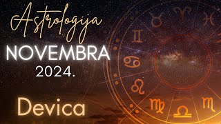 DEVICA  Astrologija Novembra 2024 [upl. by Beatrix]