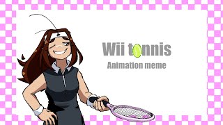 Wii tennis animation meme [upl. by Kostival]