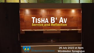 Tisha b Av Service  26072023 [upl. by Caresa]