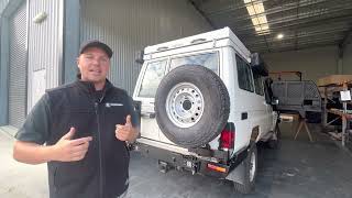 Why should you have a rear bar on your 4x4 Wagon  Thorburns Troopy Rear Bar Walkthrough [upl. by Chavey]