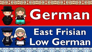 GERMANIC GERMAN amp EAST FRISIAN LOW GERMAN [upl. by Sandry]