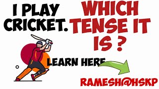 Simple present tense with examples Tense present tenseRameshHSKP [upl. by Rhyner]