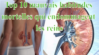 Top 10 Mauvaises Habitudes Mortelles Qui Endommagent Vos Reins [upl. by White]