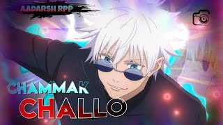 CHAMMAK CHALLO  GOJO VS TOJI 💥🔥  AMVedit  HINDI AMV [upl. by Bartko]