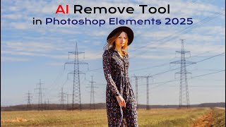 AIpowered Remove Tool in Photoshop Elements 2025 [upl. by Enitsirc]