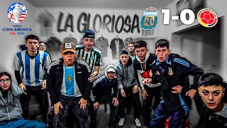 REACCIÓN ARGENTINA VS COLOMBIA  LA GLORIOSA  ARGENTINA CAMPEÓN COPA AMÉRICA 2024 [upl. by Hermann]