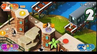 Block Party Gameplay  Penguins Gameboard [upl. by Sarette]