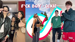 Fck Boy Dixie Damelio TikTok Challenge Compilation [upl. by Eilrebma]