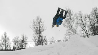 GoPro Tandem Backflip with Jesper Tjäder and Øystein Bråten [upl. by Enilrek749]