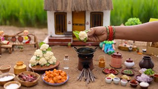 Mini Gobi Chilli  गोबी मिर्च  Street Style Gobi Recipes  Miniature Cooking The Tiny FoodsHindi [upl. by Waynant]