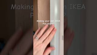 IKEA Pax  Make Your Own Doors Hack  Smooth MDF Edge [upl. by Rikahs]