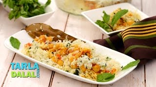 काबुली चना बिरयानी  छोले बिरयानी Kabuli Chana Biryani  Chole Biryani by Tarla Dalal [upl. by Beret]