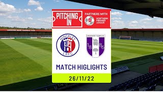 HIGHLIGHTS  Hinckley Leicester Road vs Daventry Town  261122  2223 SEASON  NPL Division 1 [upl. by Dollar]