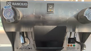 Rancilio Classe 5 ST Coffee Machine  Bar counter small coffee machine  Manual water fillings [upl. by Sirrad]