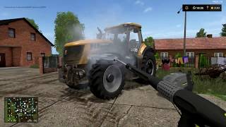 Farming Simulator 17 Timelapse 3 Polska Krajna  Making some silage bales [upl. by Nede]