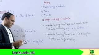 Ch5  Lec 6  Viscosity amp Surface tension  Units And Factors chemistry 11 [upl. by Seyler221]