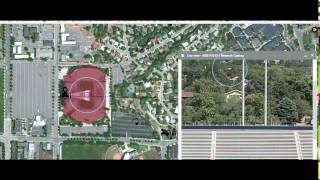 Spotter Counter UAV  sUAV system Tracking Drone in Stadium [upl. by Halbeib]