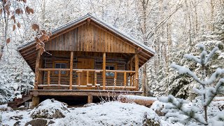 Old Restored OffGrid Cabin Built in Wilderness Refuge [upl. by Aiceila]