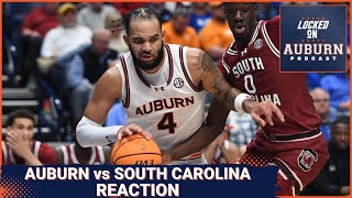 REACTION Auburn basketball DESTROYS South Carolina [upl. by Aserehs626]