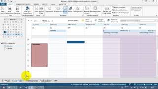 Outlook  Ganztägige Ereignisse  Urlaub eintragen  Kalender  Teil 06 [upl. by Assyn]