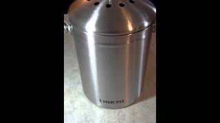 LINKYO Kitchen Compost Bin Review [upl. by Honey]