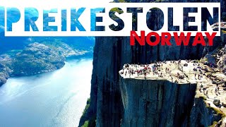 Preikestolen Pulpit rock hike and view one of most famous and spectacular viewpoints in Norway [upl. by Liuka]