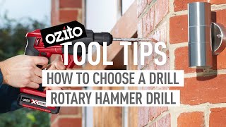 How to Choose a Drill Rotary Hammer Drills [upl. by Samuela]