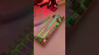 LTC Nimbleback NB681 Mechanical Keyboard Akko Matcha Green Switches Matcha Cherry Profile Keycaps [upl. by Agathe713]