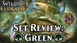 Wilds of Eldraine Set Review Green  Magic the Gathering [upl. by Ysied575]