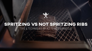 Spritzing vs Not Spritzing Ribs  Tips amp Techniques by All Things Barbecue [upl. by Stanislas]