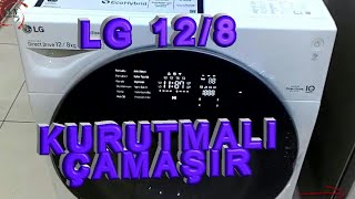 LG 128 YIKAMA VE KURUTMA İKİSİ BİR ARADA ÇAMAŞIR MAKİNESİ FH6G1BCHK2N [upl. by Ycnuahc]