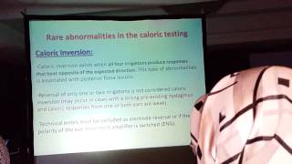 Caloric Test Procedures amp Interpretation Prof Dr Adel Abdel Maksoud 2 [upl. by Benton]