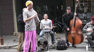 Jimbino Vegan New Orleans Jazz on Royal Street [upl. by Sucram]