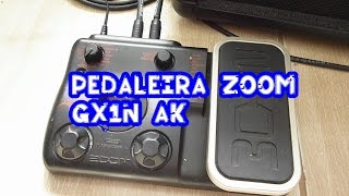 Pedaleira Zoom G1XN AK [upl. by Akeihsal]